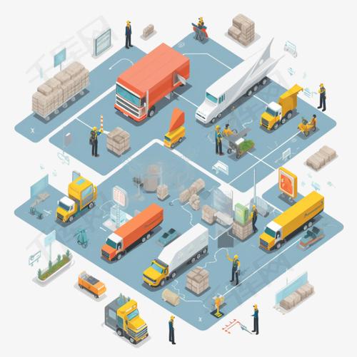 貨運物流圖像貨運物流圖像怎么畫