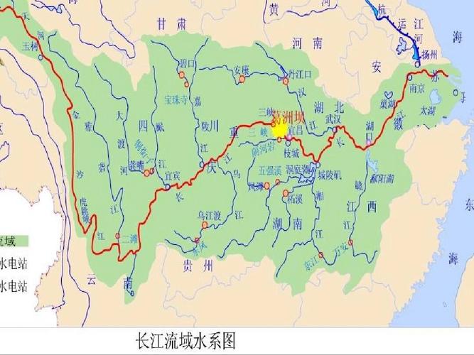 長江各段貨運長江貨運路線